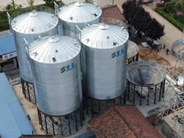 陜西寶雞6-500T鋼板倉項(xiàng)目案例